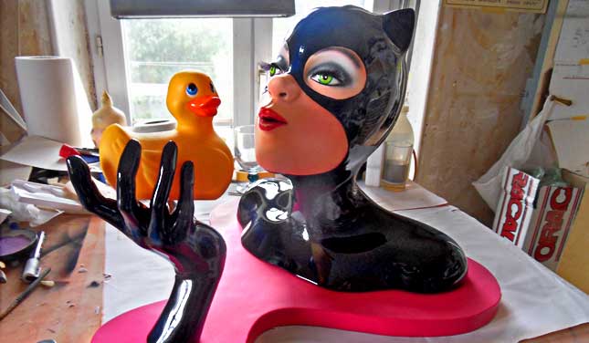 Catwoman statue