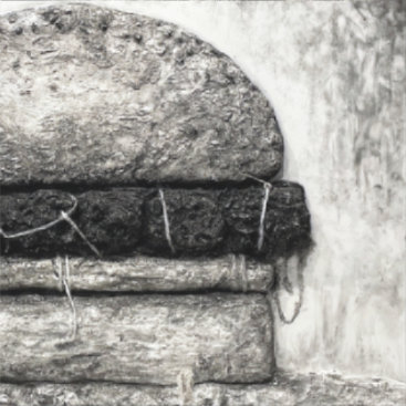 Bas-relief hamburger